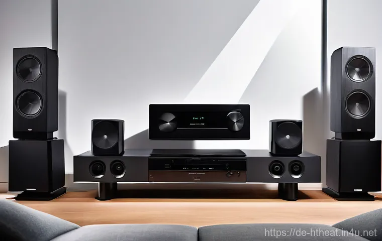 넷플릭스 4K 돌비 애트모스 지원 기기 - **Prompt 1: Immersive 4K Visual Experience**
    "A cozy, dimly lit modern home cinema room with a l...