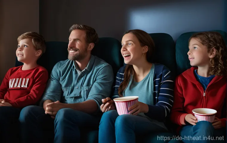 보스 홈시어터 - Image Prompt 1: Immersive Family Movie Night